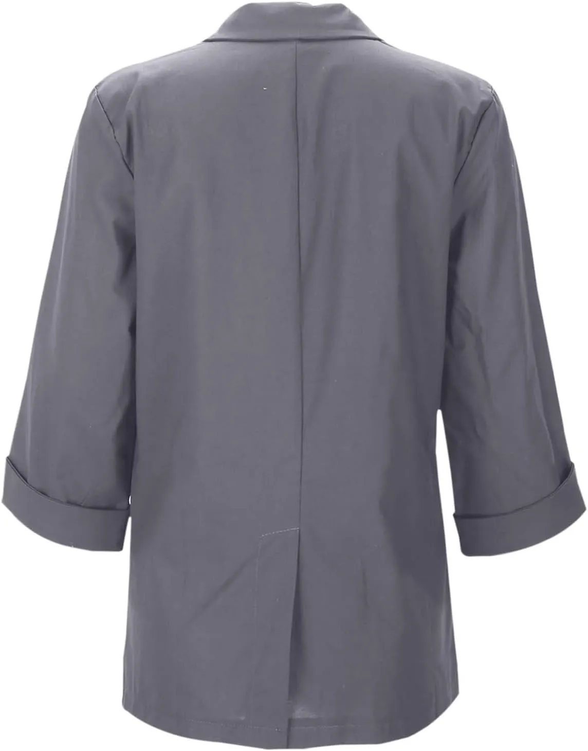 Aniywn Linen Blazer Women Summer Lightweight Casual One Button Linen Work Jackets Lapel 3/4 Sleeve Blazer for Women Trendy