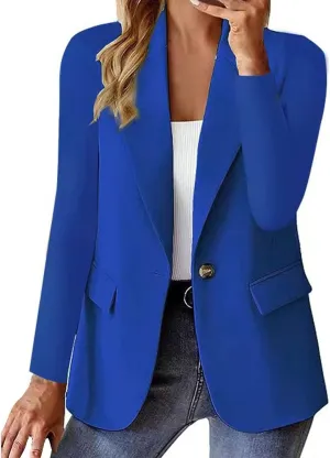 Blazers for Women 2025 Trendy Business Casual Jackets Work Suit Spring Fashion Blazer Long Sleeve Open Front Cardigan