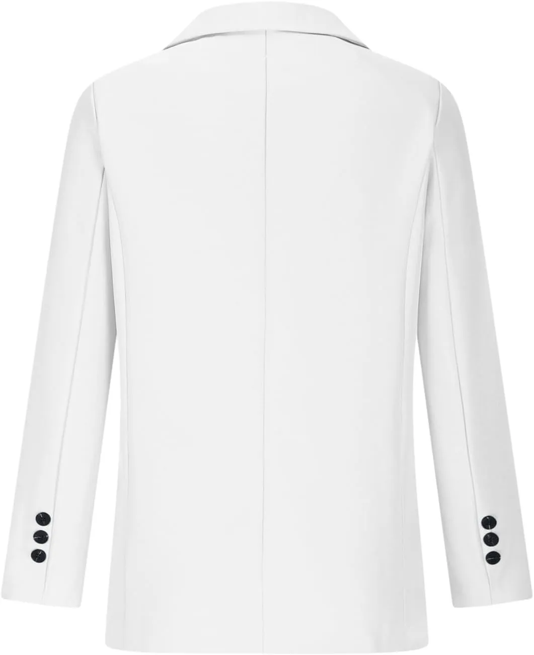 Blazers for Women Business Casual Long Sleeve Lapel Open Front Button Work Office Blazer Jackets with Pockets 2024