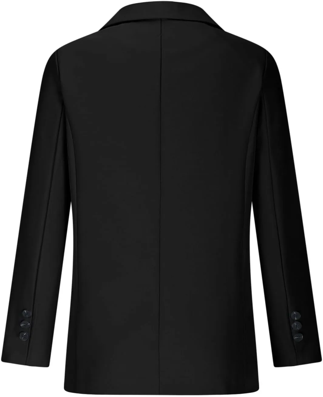 Blazers for Women Business Casual Long Sleeve Lapel Open Front Button Work Office Blazer Jackets with Pockets 2024