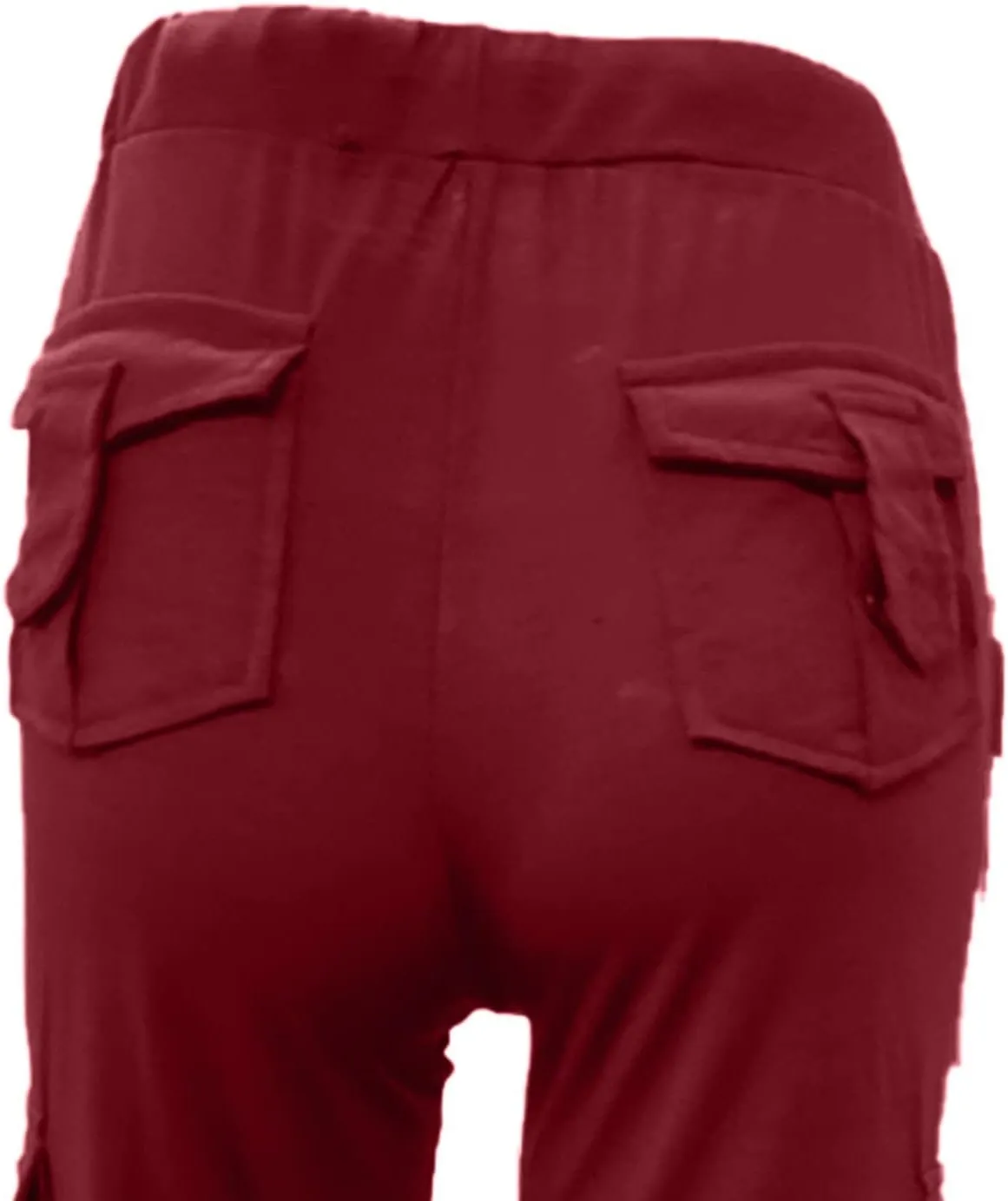 Cargo Pants for Women Bootcut Yoga Pants with Pockets Baggy Wide Leg Palazzo Pants Drawstring High Waisted Joggers