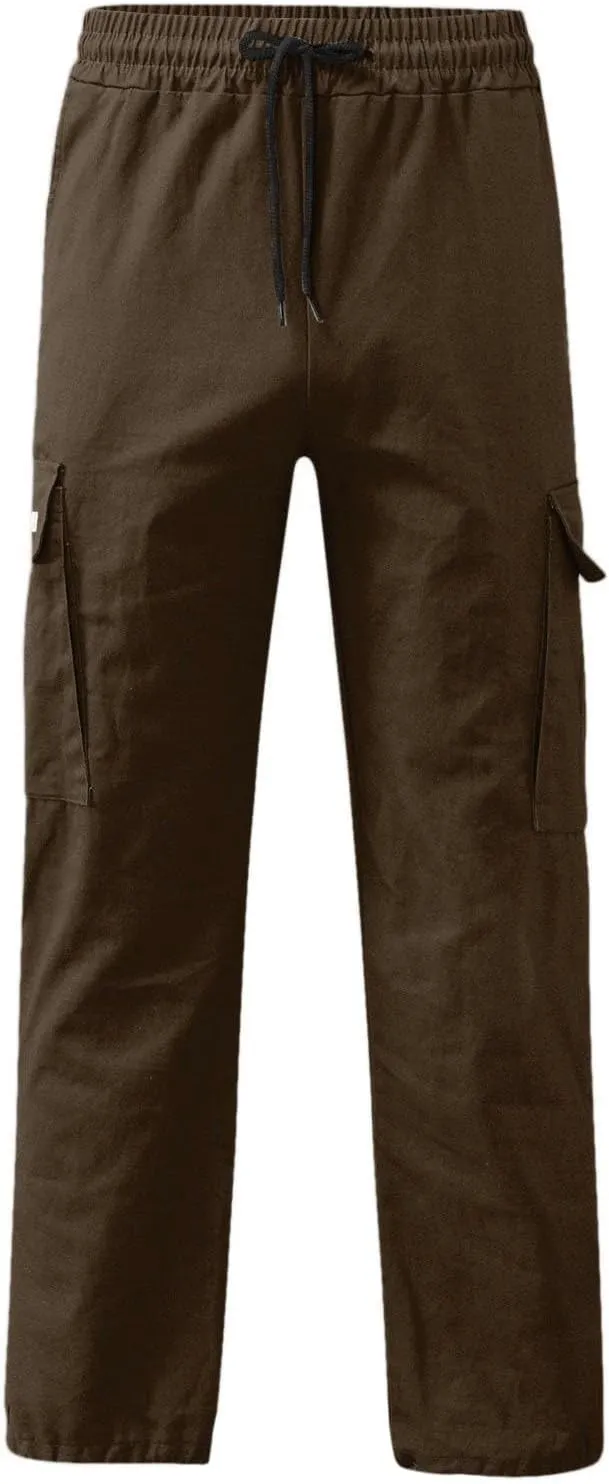 Cargo Work Pant Mens Linen Linen Casual Cargo Combat Pants Gym Sports Sweatpants Joggers Pants Pant