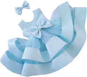 CMMCHAAH 0-6 Years Baby Girls Pageant Dress Toddler Formal Backless Wedding Bridesmaid Dresses
