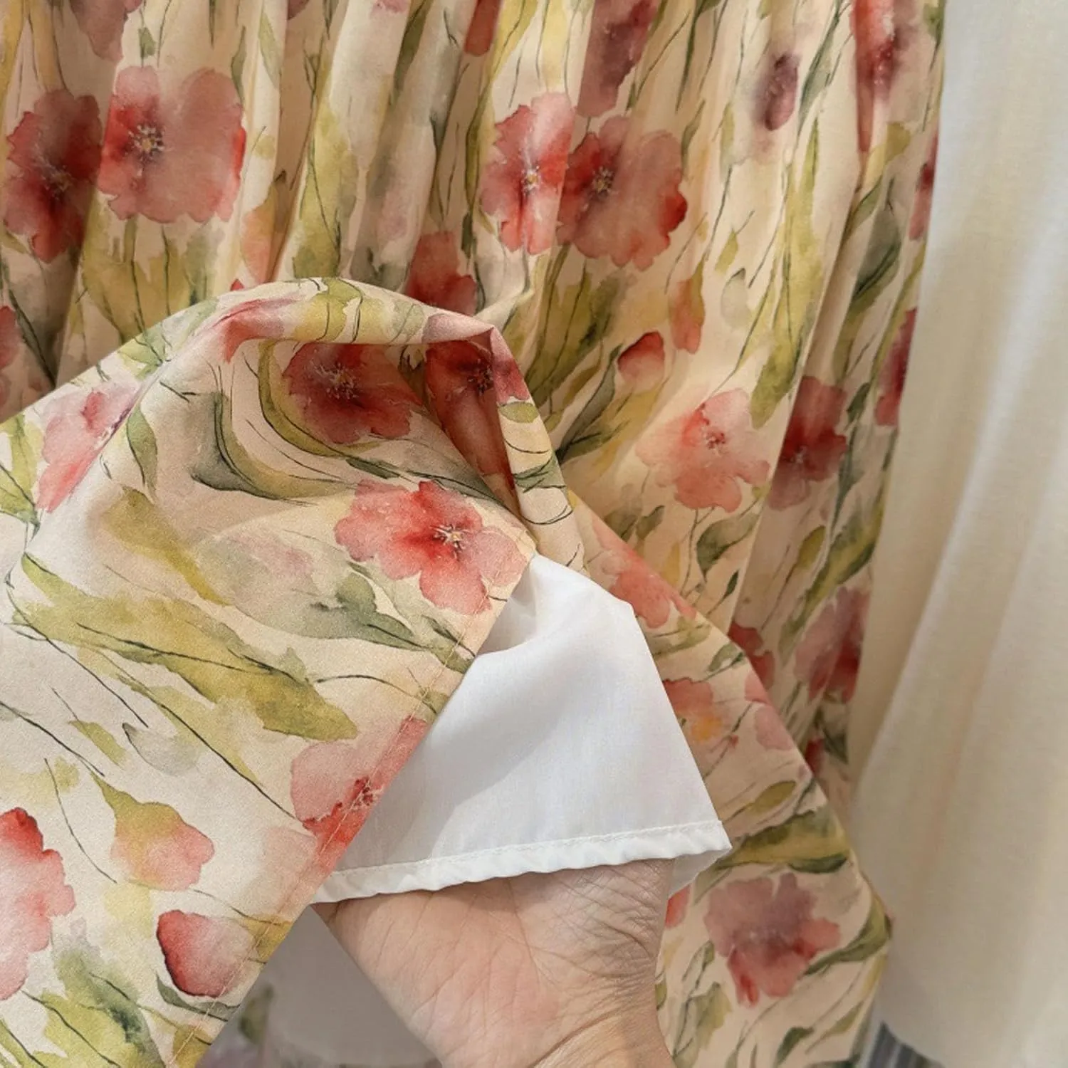 High Waisted Long Skirts for Women Ruffle Tiered Flowy A-Line Floral Skirt Vacation Summer Casual Beach Boho Dress