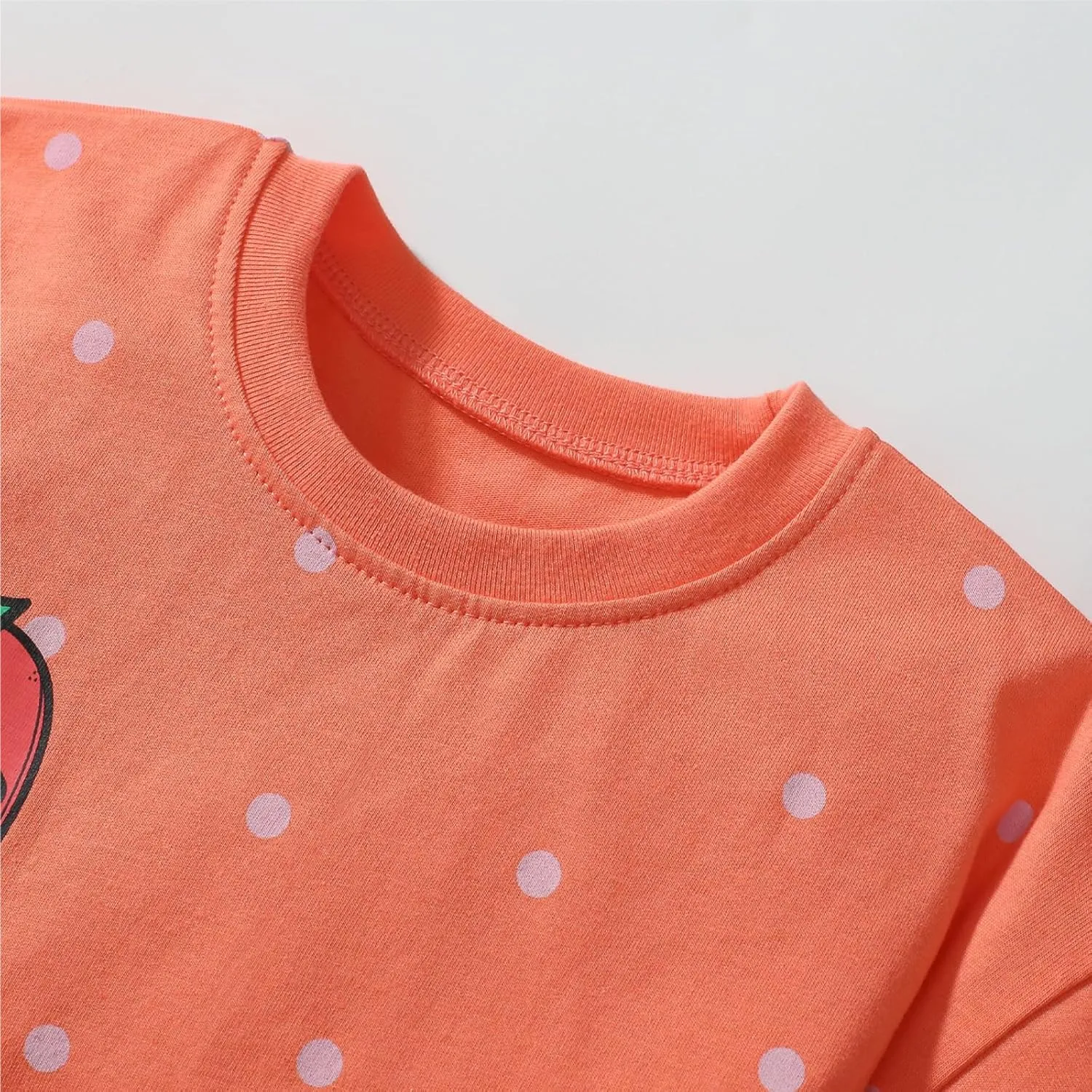 HILEELANG Girls Easter Short Sleeve Dress Spring Summer Cotton Casual Printed Jersey Shirt Dresses