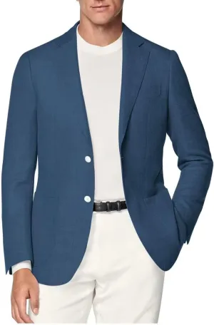 HUUTOE Mens Linen Sports Jacket for Men Causal Lightweight Blazers and Sport Coats Linen Suit for Men Beach Wedding