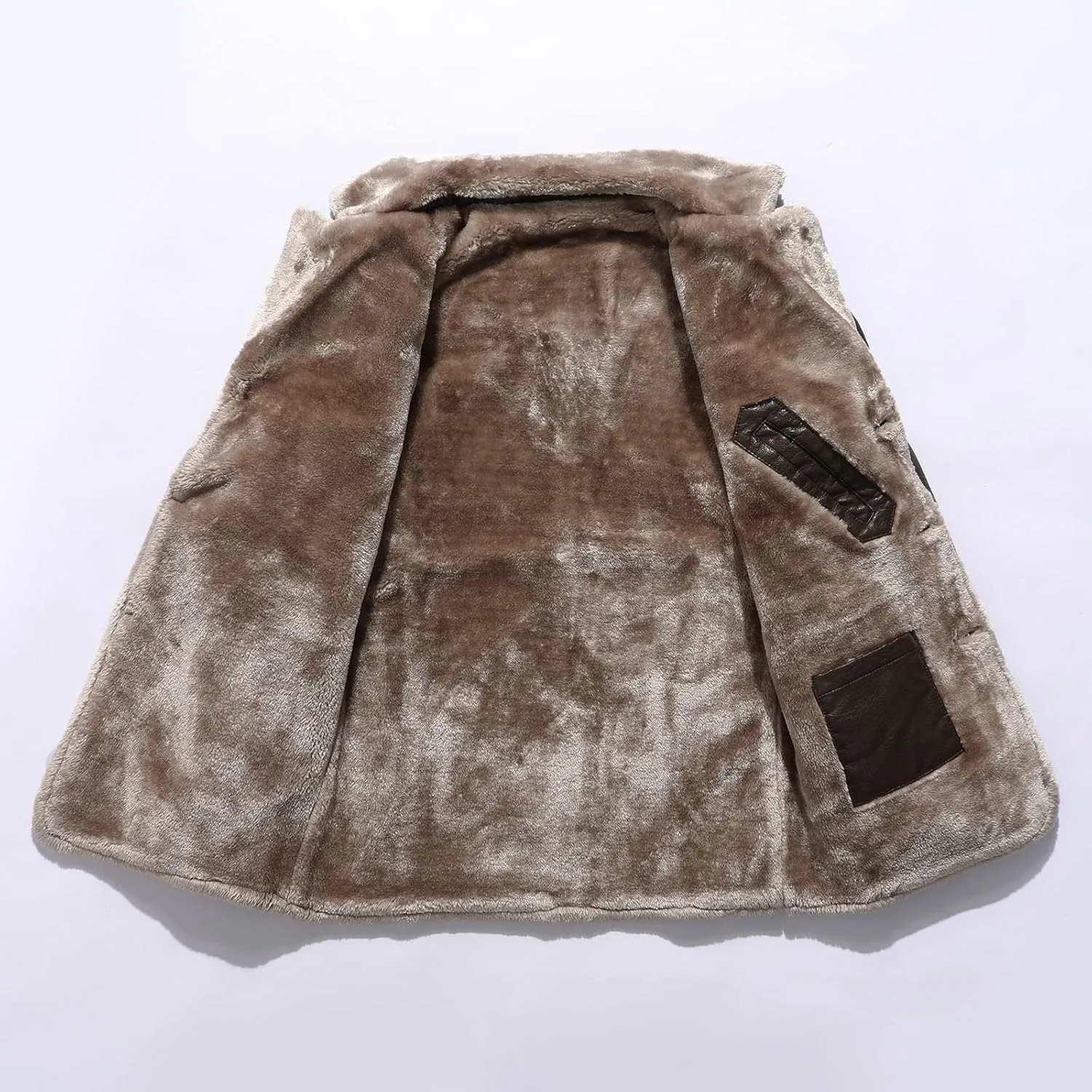 LCMTWX Men's Winter Jacket Windproof Stand Collar Knitted Splice Sweater Coat Casual Cardigan Stylish Outwear Coats for