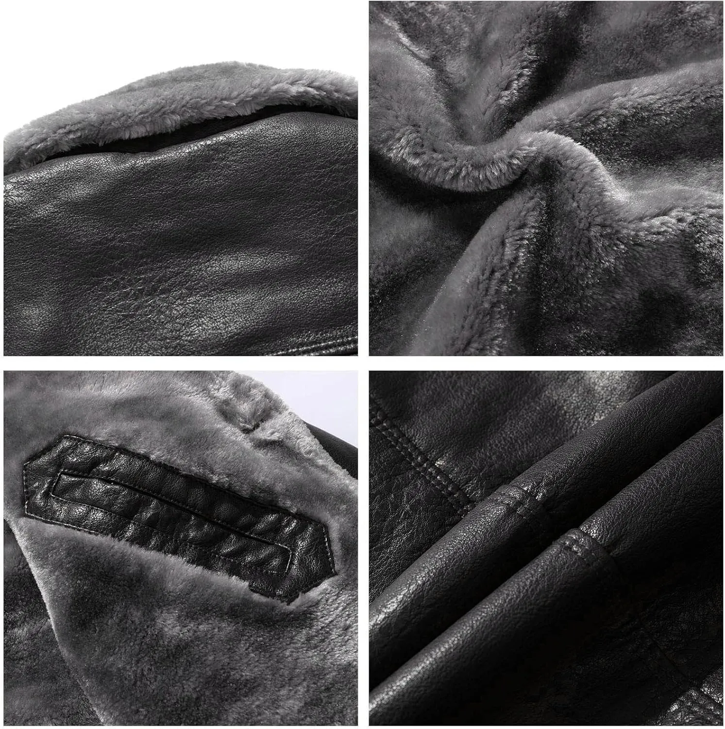 LCMTWX Men's Winter Jacket Windproof Stand Collar Knitted Splice Sweater Coat Casual Cardigan Stylish Outwear Coats for
