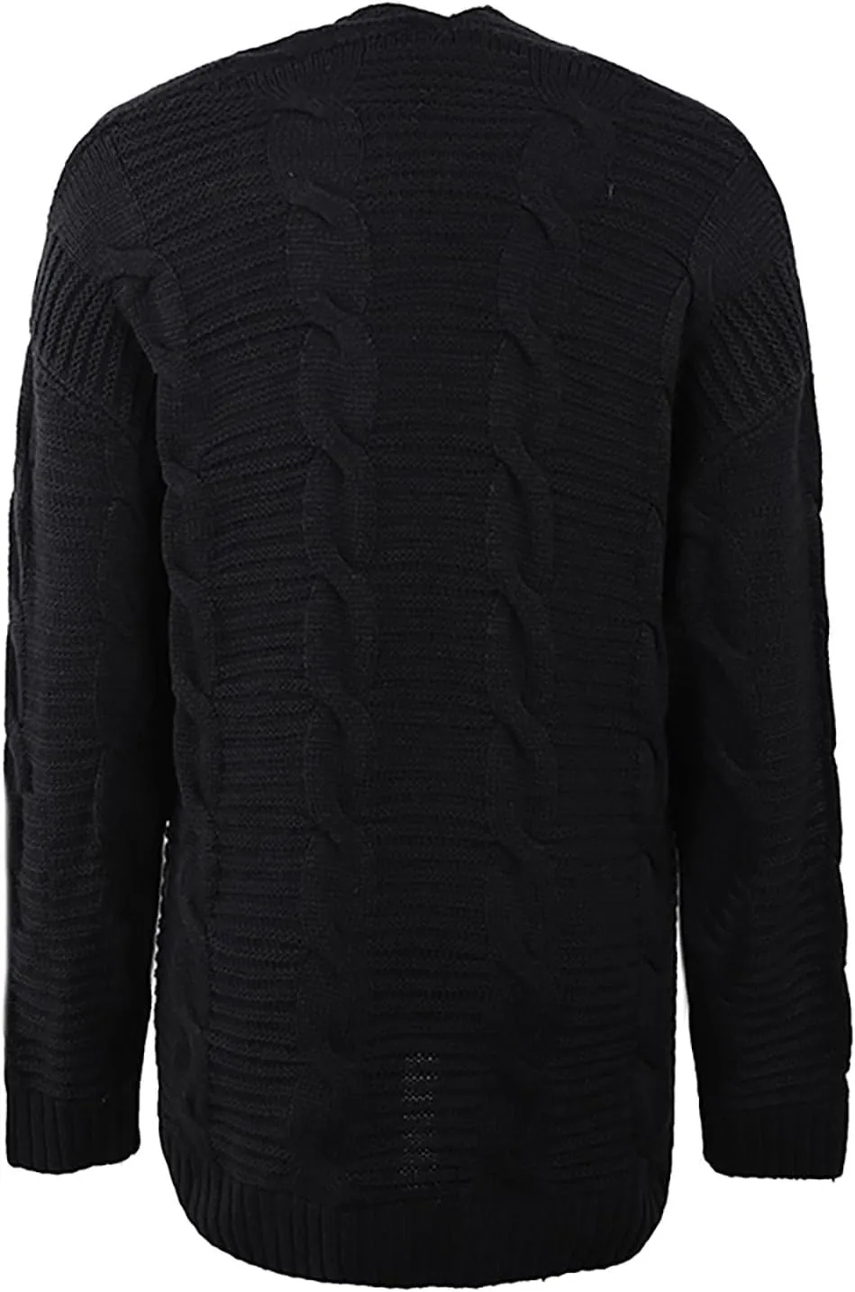 Long Cardigan Sweaters for Women Baggy Lightweight Cable Knit Cardigan Oversized Chunky Cardigans Jacket with Pockets