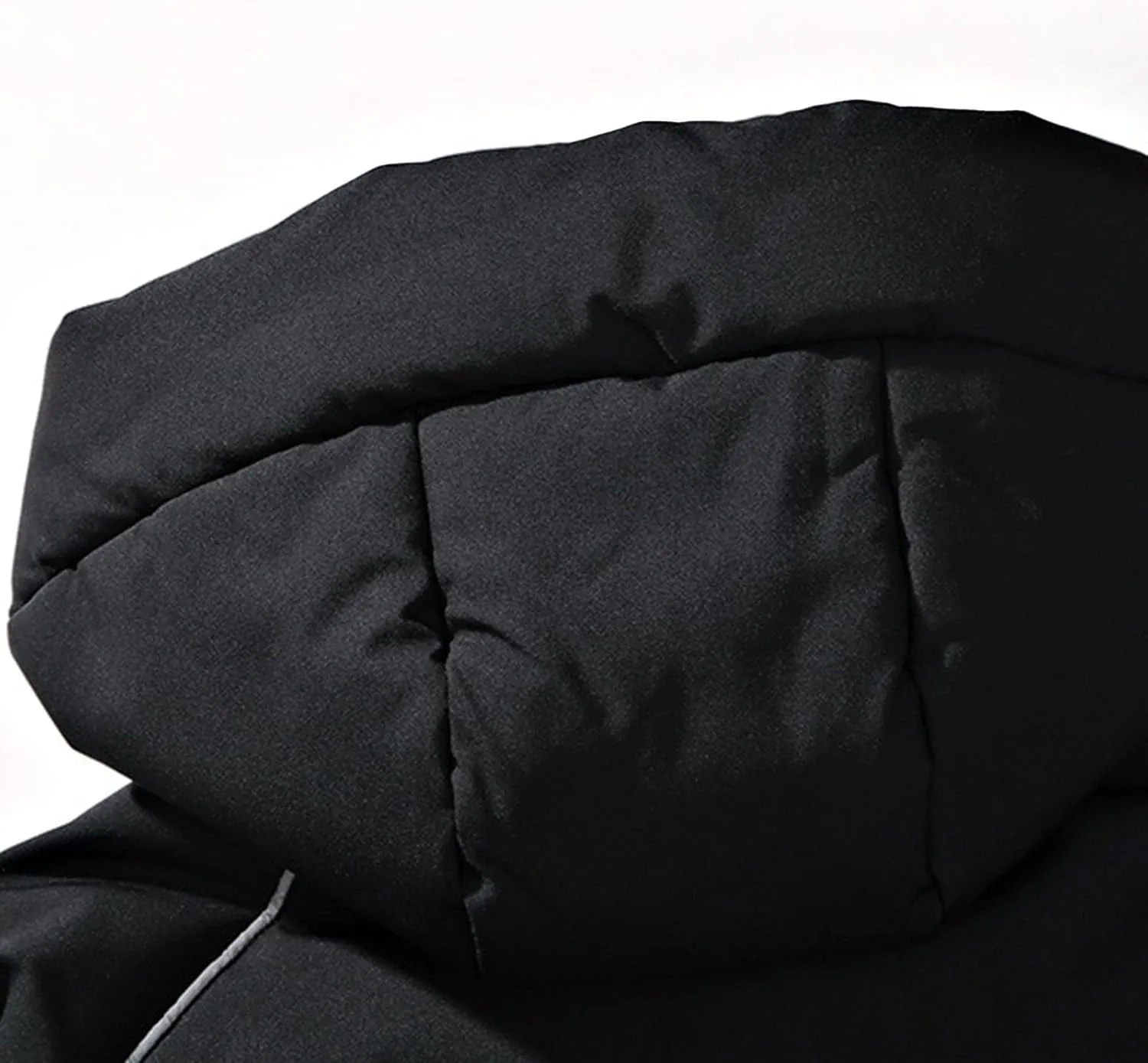 Men Women Hooded Puffer Jacket Winter Warm Down Coats Insulated Quilted Coat Parkas Unisex Outerwear with Pockets