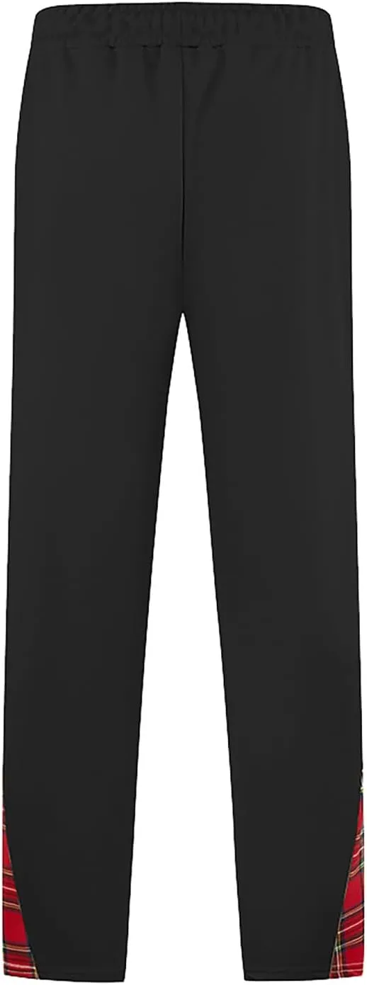 Men's Baggy Sweatpants Plus Size Elastic Waist Drawstring Wide Leg Casual Pants Fashion Breathable Joggers Trousers