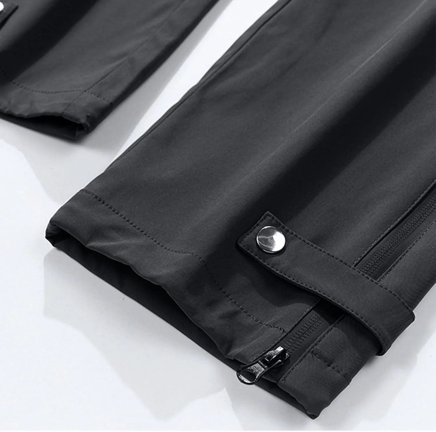 Mens Big and Tall Cargo Pants Spring Lounge Drawstring Waist Outdoor Trousers Fashion Baggy Straight Wide Leg Slacks