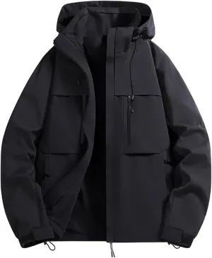 Men's Lightweight Jackets Casual Windbreaker Stylish Light Golf Full Zip Up Work Dress Business Varsity Cycling Walk