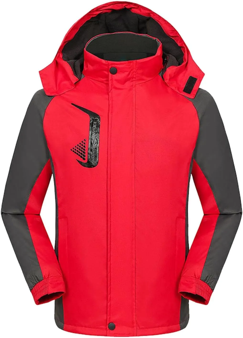 Mens Mountain Waterproof Ski Jacket Windproof Rain Jacket Winter Warm Hooded Coat Breathable Sailing Jacket Snowboard Outwear