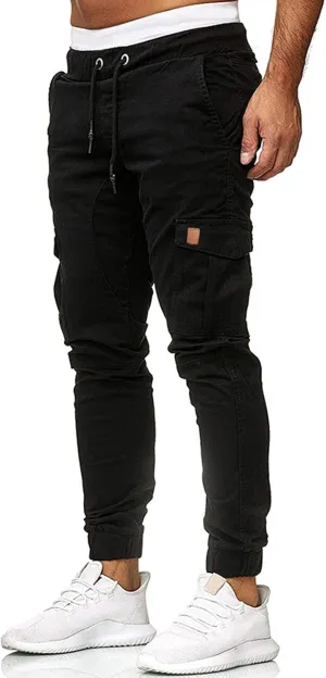 Men's Sports Casual Jogging Trousers Lightweight Hiking Work Pants Outdoor Pant