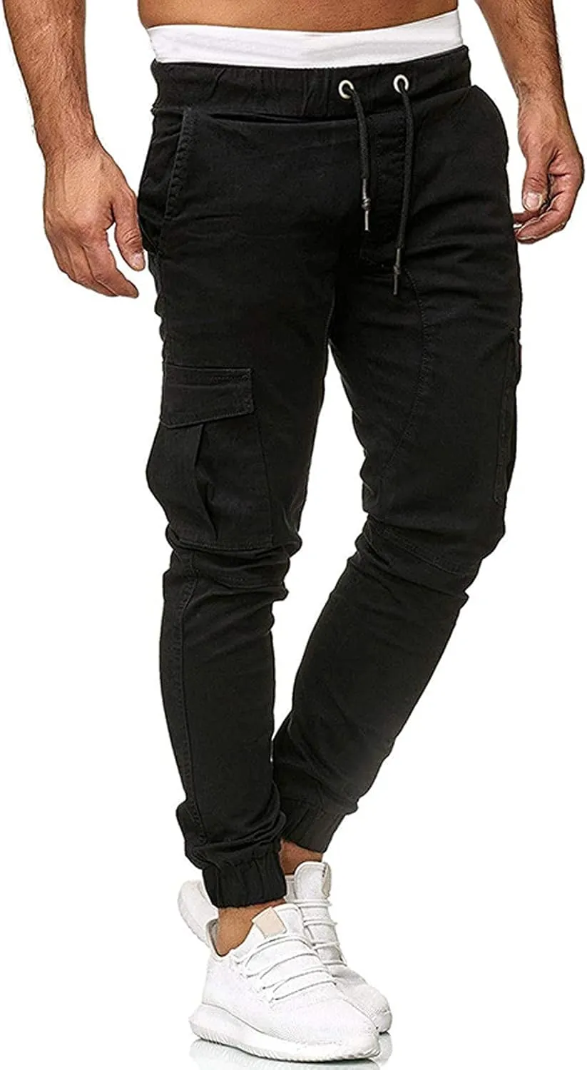 Men's Sports Casual Jogging Trousers Lightweight Hiking Work Pants Outdoor Pant