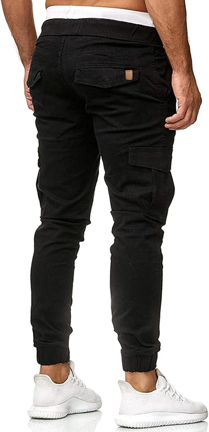 Men's Sports Casual Jogging Trousers Lightweight Hiking Work Pants Outdoor Pant