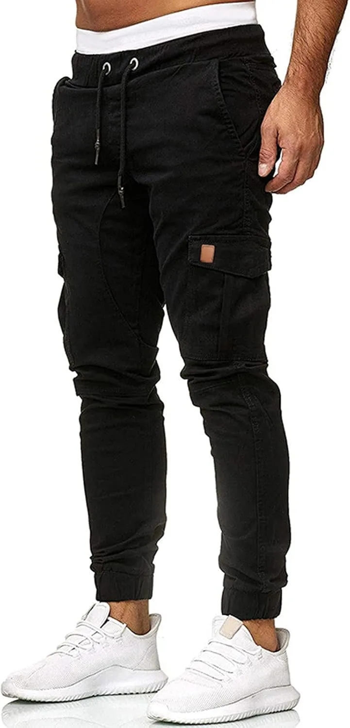 Men's Sports Casual Jogging Trousers Lightweight Hiking Work Pants Outdoor Pant