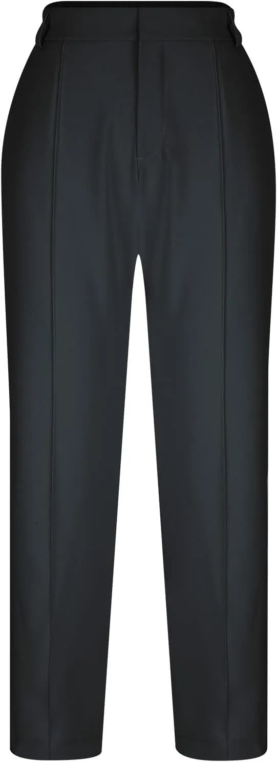 Qeaghou Womens Trousers Dress Pants 2024 High Waisted Wide Leg Pants Palazzo Work Tailored Pants Business Casual Slacks Pants
