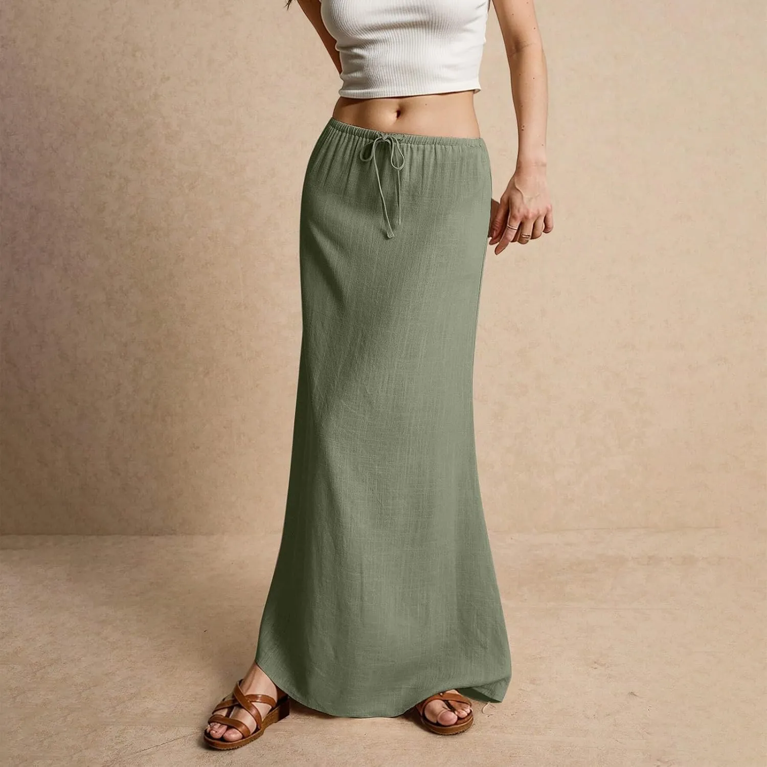 Summer Skirts for Women Elastic Waist Peasant Cute Going Out Flutter Festival Trendy Country Swing Skirts for Women Trendy