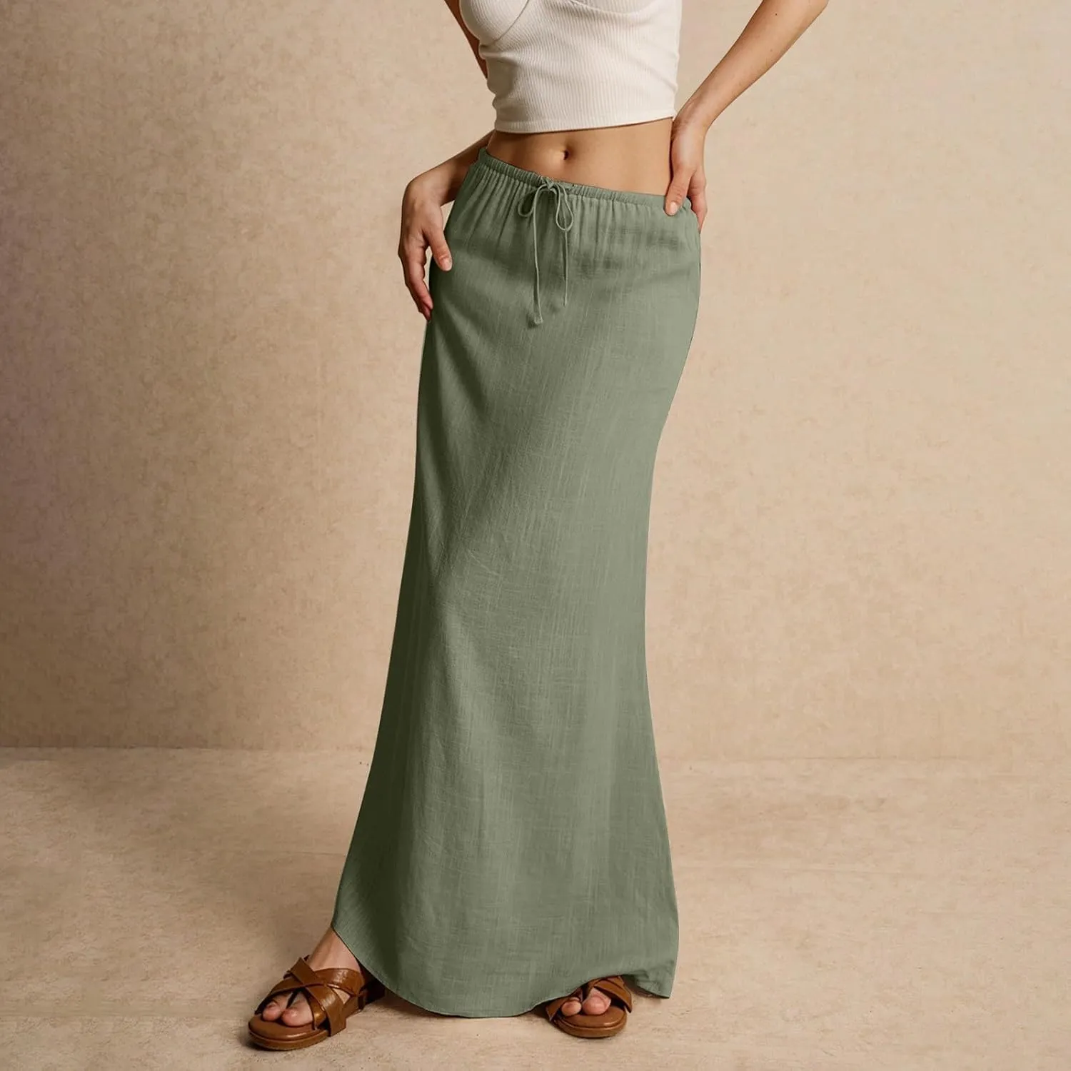 Summer Skirts for Women Elastic Waist Peasant Cute Going Out Flutter Festival Trendy Country Swing Skirts for Women Trendy