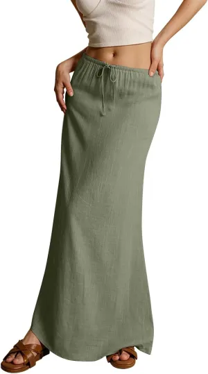 Summer Skirts for Women Elastic Waist Peasant Cute Going Out Flutter Festival Trendy Country Swing Skirts for Women Trendy