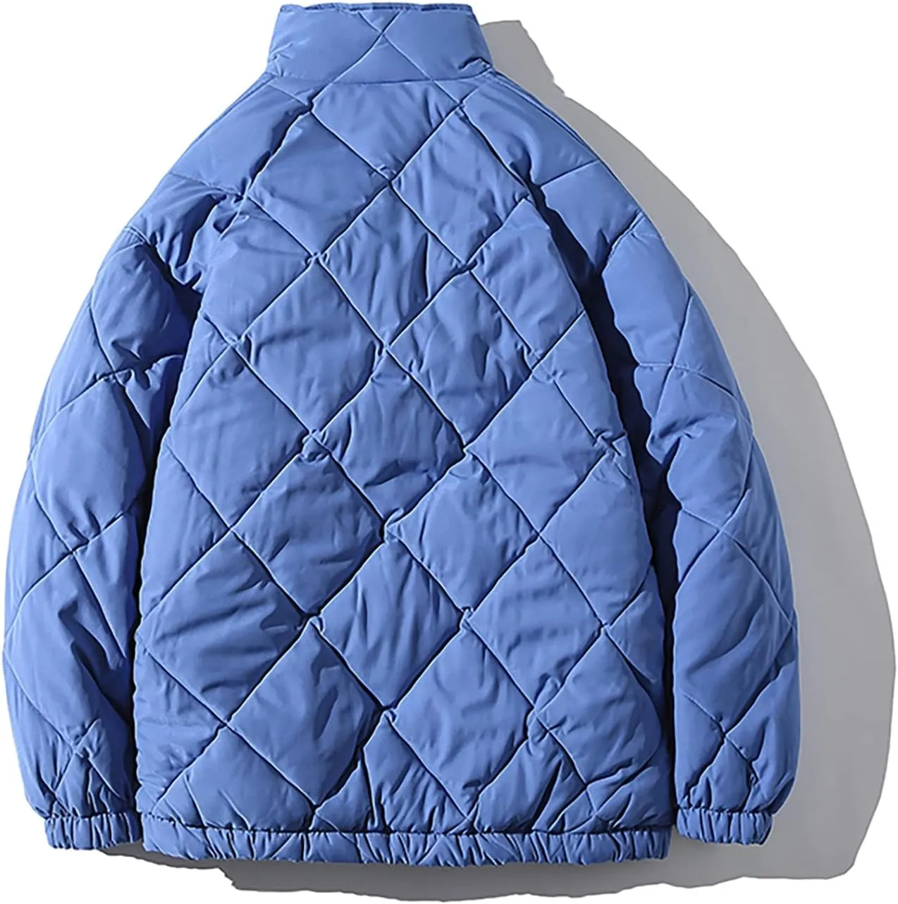 tuduoms Oversized Puffer Jacket Men's Warm Baggy Down Coat Winter Parka Thicken Padded Bubble Overcoat Snow Bomber Jackets