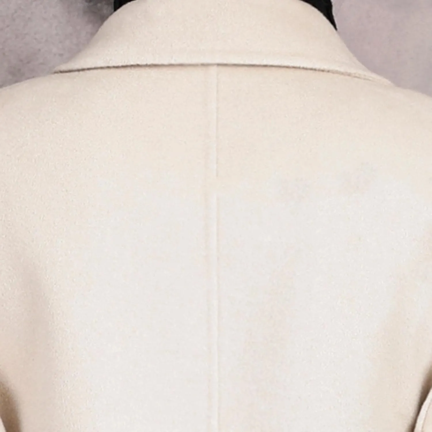 Vifucz Abrigos Tweed y guisantes para Mujer Ropa Abrigo Larga solapa muescas Rompevientos fluido Ropa Abrigo Chaquetas