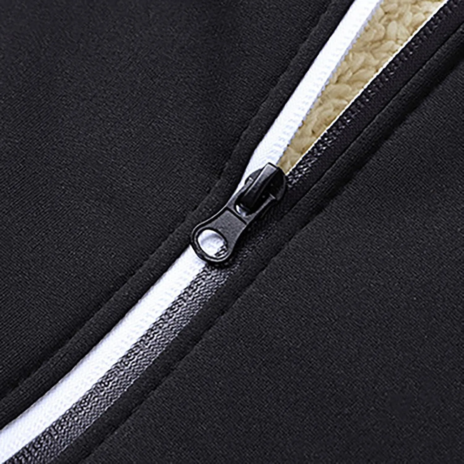 Winter Coats For Men 2024 Thicken Warm Long Sleeve Overcoats Fleece Lined Hooded Outerwear Casual Zipper Sherpa Coat
