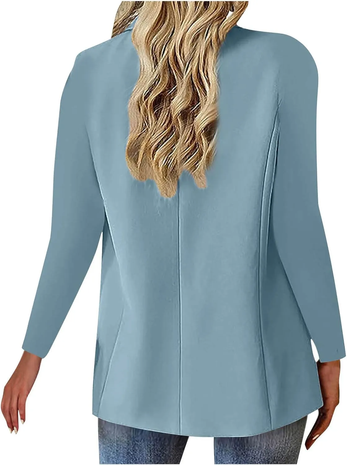 Womens Business Casual Blazer Spring Cardigan Lapel Button Down Solid Suit Jacket with Lined Office Work Clothes 2025