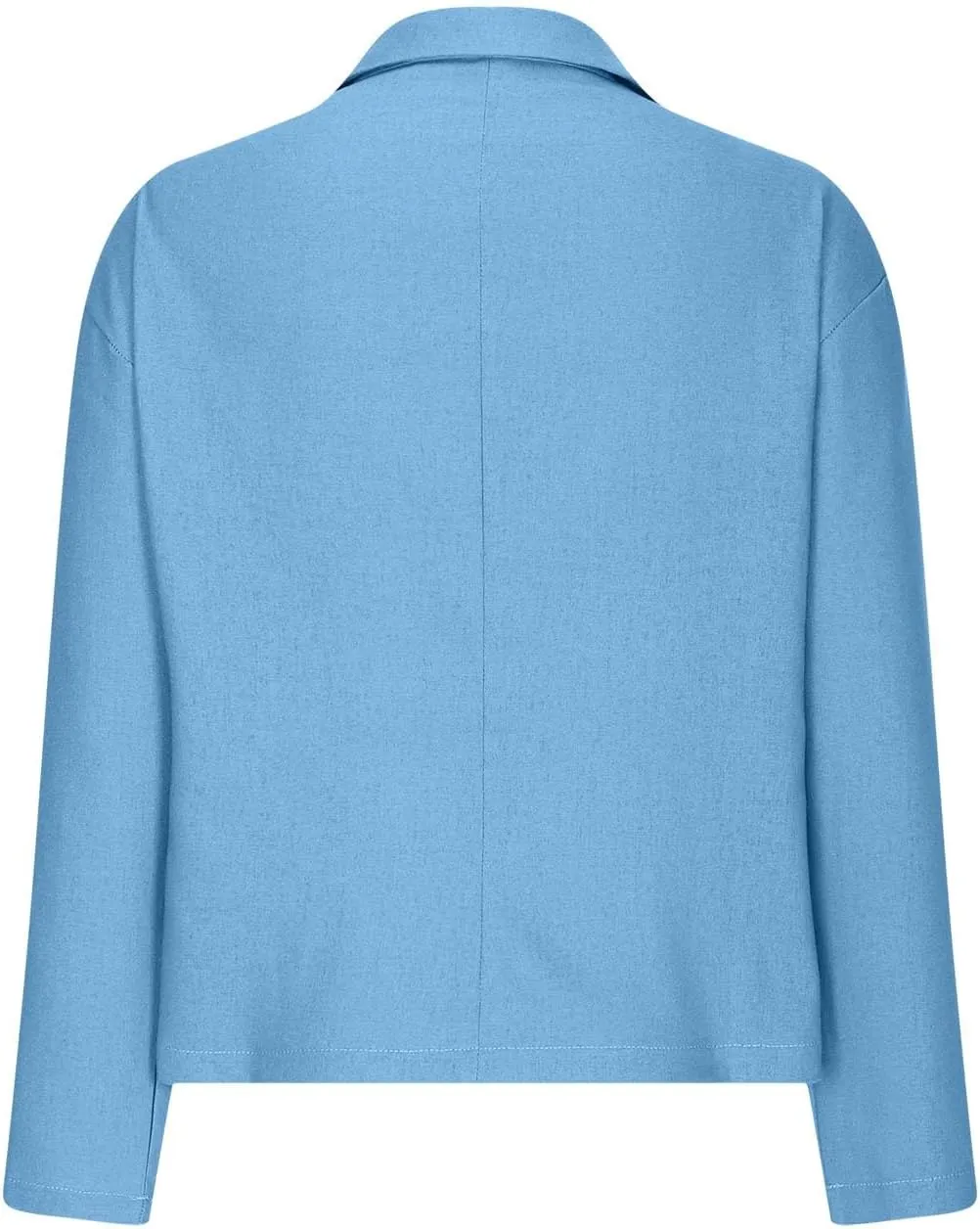 Women's Cotton Linen Blazer Long Sleeve Jacket Summer Lightweight Lapel Button Suit Ladies Business Casual Clothes