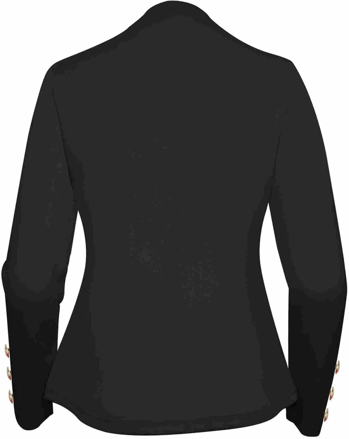 Women's Double Button Loose Fit Suit Jackets Notch Lapel Work Office Blazers Casual Open Front Blazer