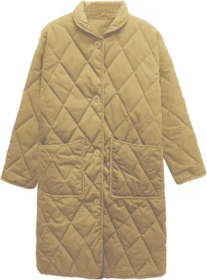 Women's Long Maxi Puffer Jacket Long Sleeve Down Coats Long Coat Jacket Winter Jacket Plus Size