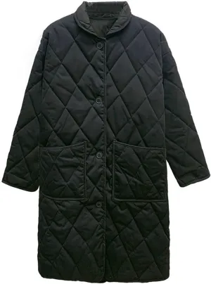 Women's Long Maxi Puffer Jacket Long Sleeve Down Coats Long Coat Jacket Winter Jacket Plus Size