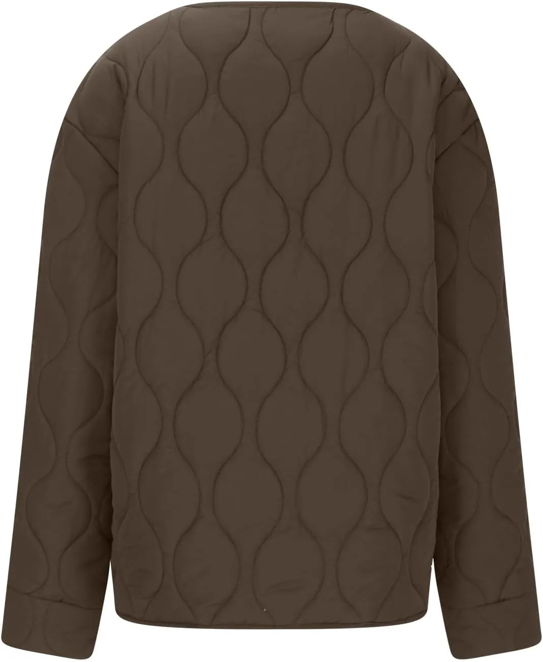 Women's Quilted Jackets Lightweight Puffer Jacket Loose Button Down Cardigan Outerwear Down Coats for Fall and Winter