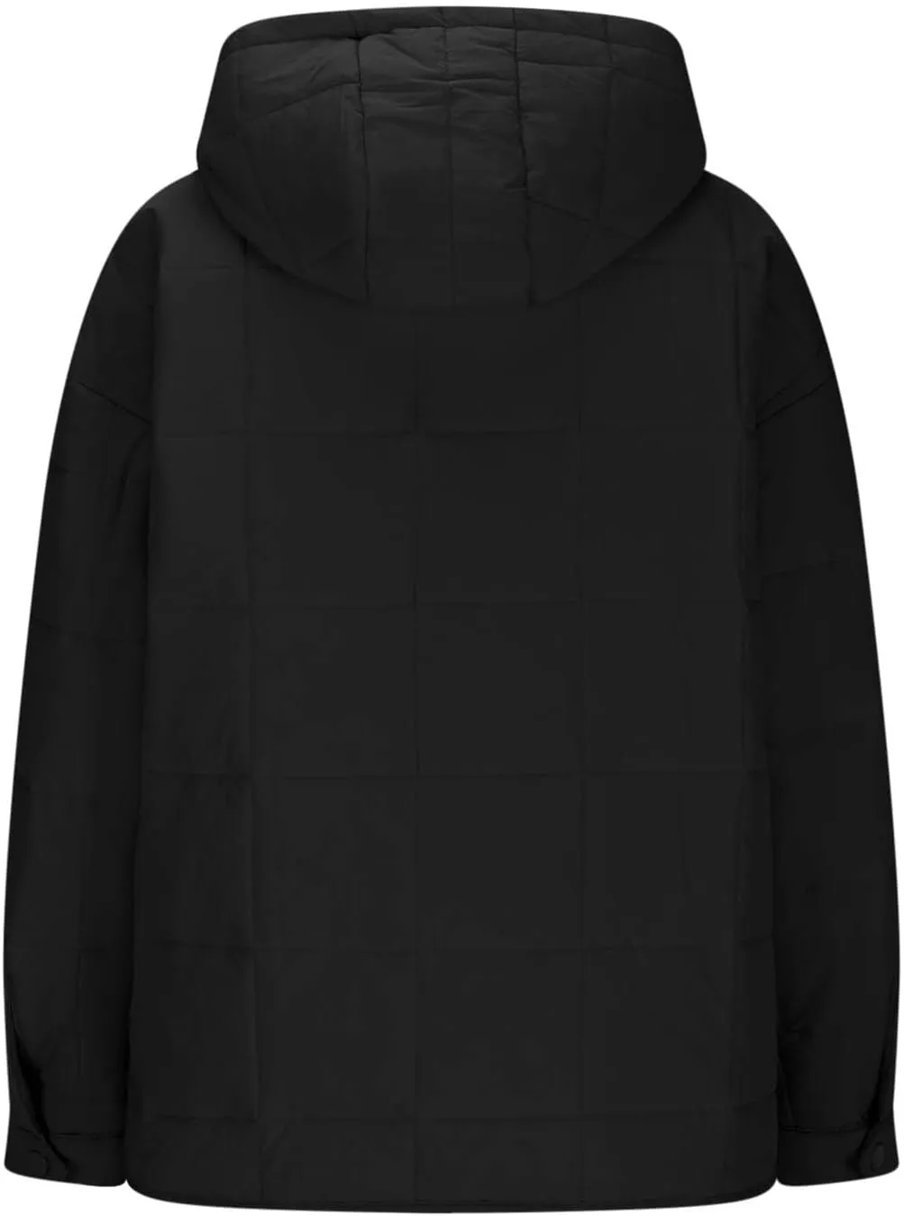 Womens Quilted Pullover Puffer Jacket Lightweight Hooded Long Sleeve down Coats Loose Casual 2024 Fall Winter Outwear