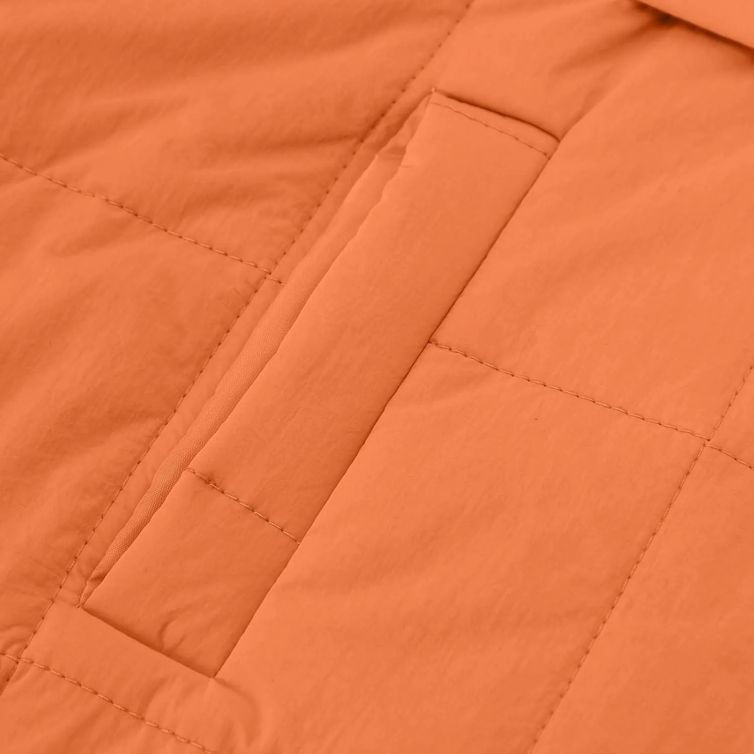 Womens Quilted Pullover Puffer Jacket Lightweight Hooded Long Sleeve down Coats Loose Casual 2024 Fall Winter Outwear
