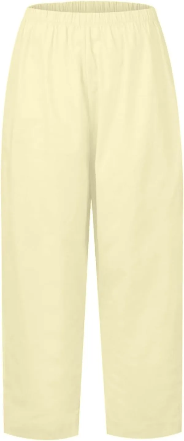 Women's Wide Leg Palazzo Pants Plus Size High Elastic Waist Casual Work Pants Flowy Dress Trousers with Pockets