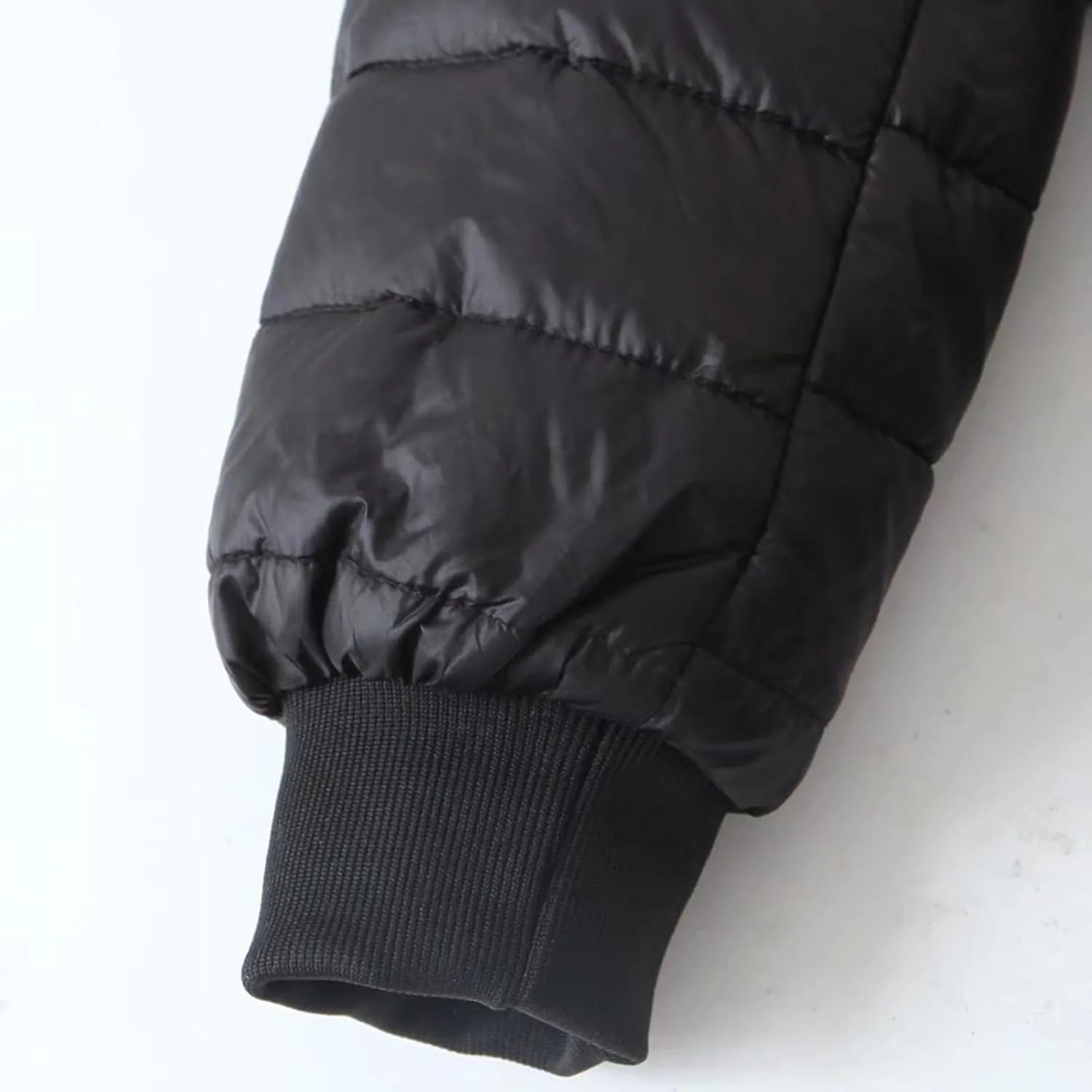 XUNRYAN Women's Winter Jacket Lightweight Quilted Puffer Parka Coat Sherpa Lined Ski Jacket for Women Plus Size Jacket Hood