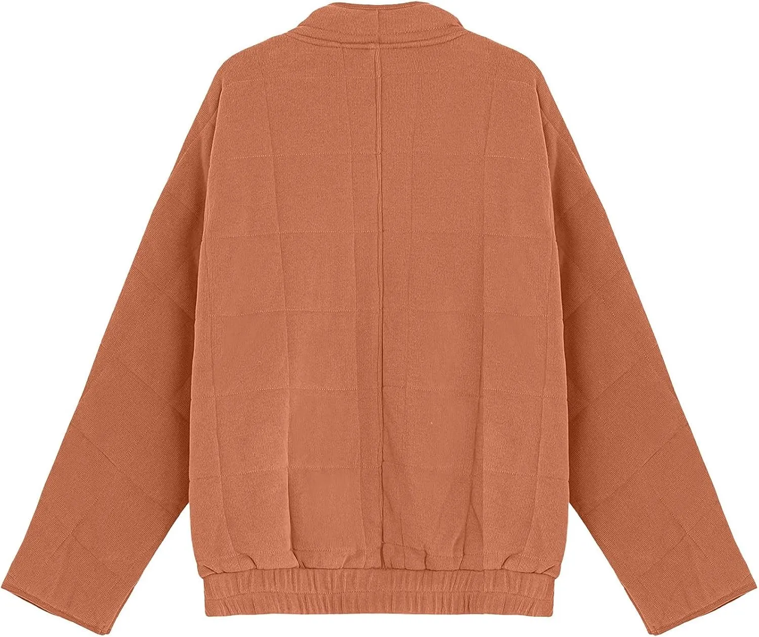 Zip Up Women's Diamond Quilted Jackets Warm Winter 2023 Western Quilted Coats Classic Long Sleeve Cotton Padded Down